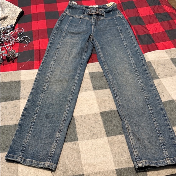 We The Free Dream State Belted Denim Pants - Picture 2 of 6
